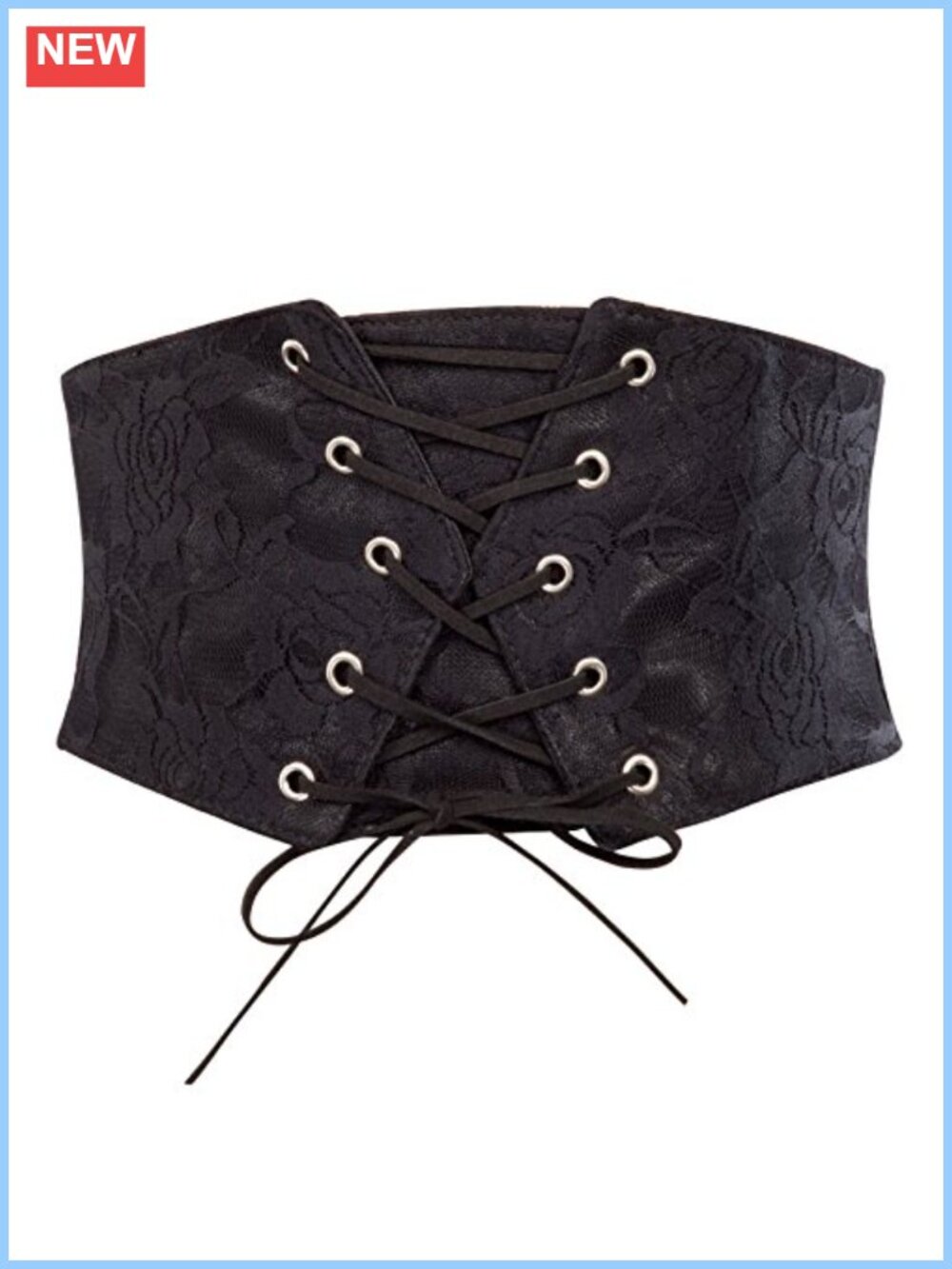 Renaissance Corset Belt Elastic Wide Waist Lace-Up Steampunk Cosplay